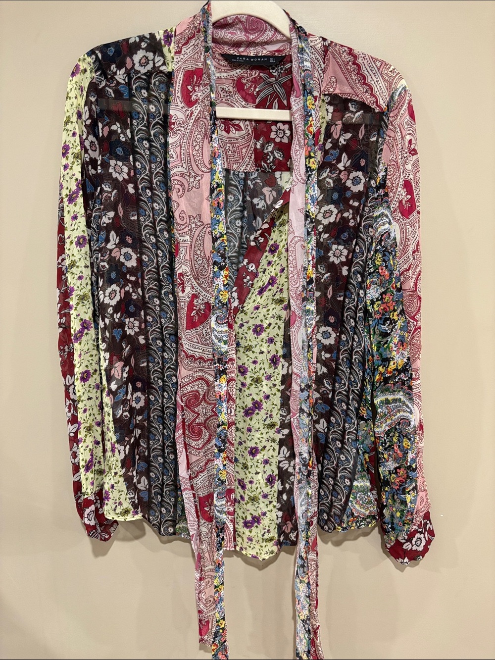 Zara boho blouse